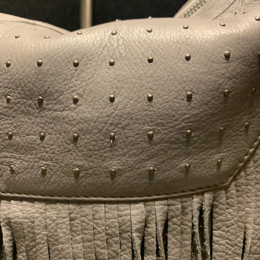 Day & Mood
Leather Studded Fringe Hobo Bag - Picture 9 of 14